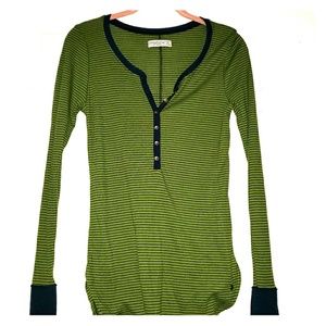 Easy-Fit Striped Long Sleeve Henley